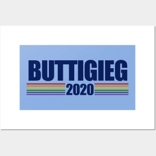 Buttigieg 2020 Pride Rainbow Posters and Art